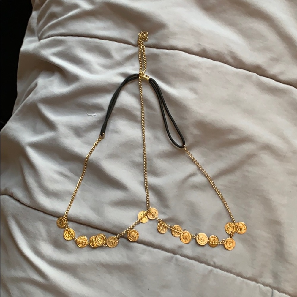 Gold headpiece